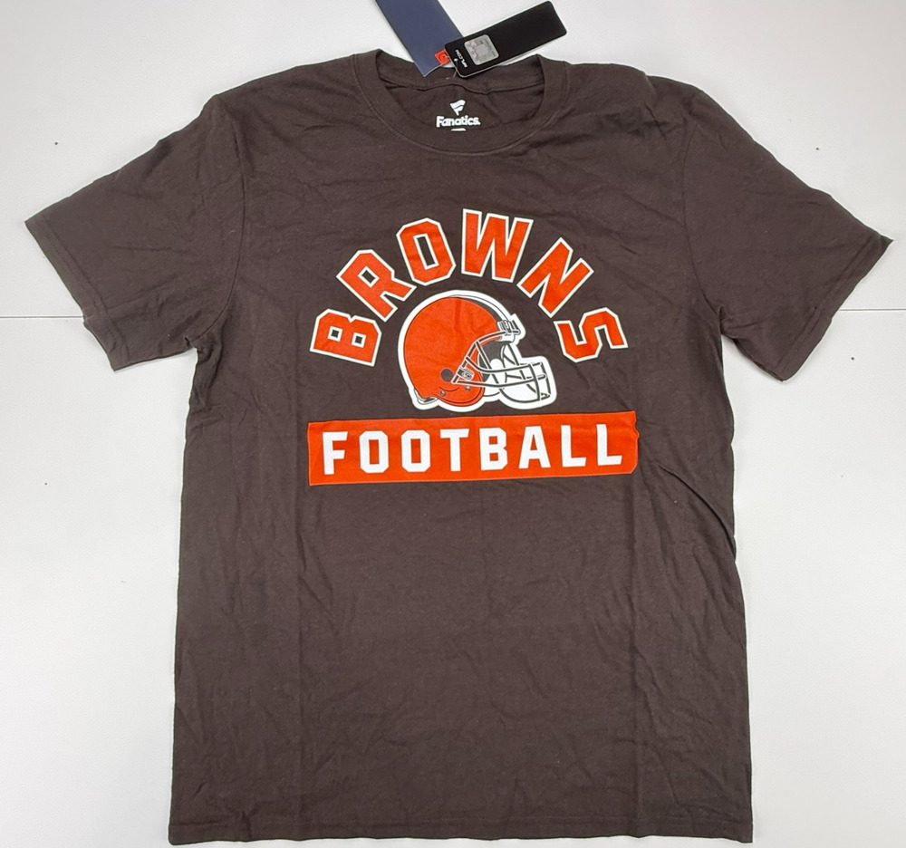 Cleveland Browns 2023 Schedule T Shirt Mens M Brown Fanatics NFL NWT